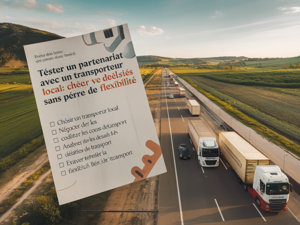 Tester un partenariat avec un transporteur local : checklist pour obtenir pénalités de délai et garanties sans perdre de flexibilité
