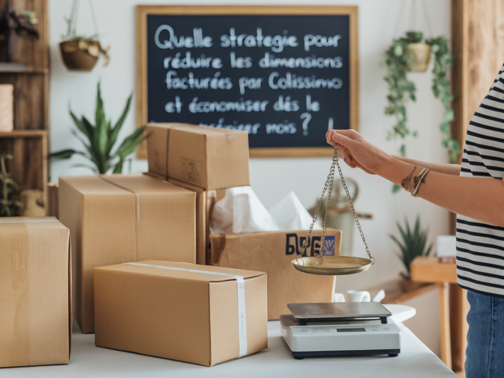Quelle stratégie pour réduire les dimensions facturées par colissimo et économiser dès le premier mois